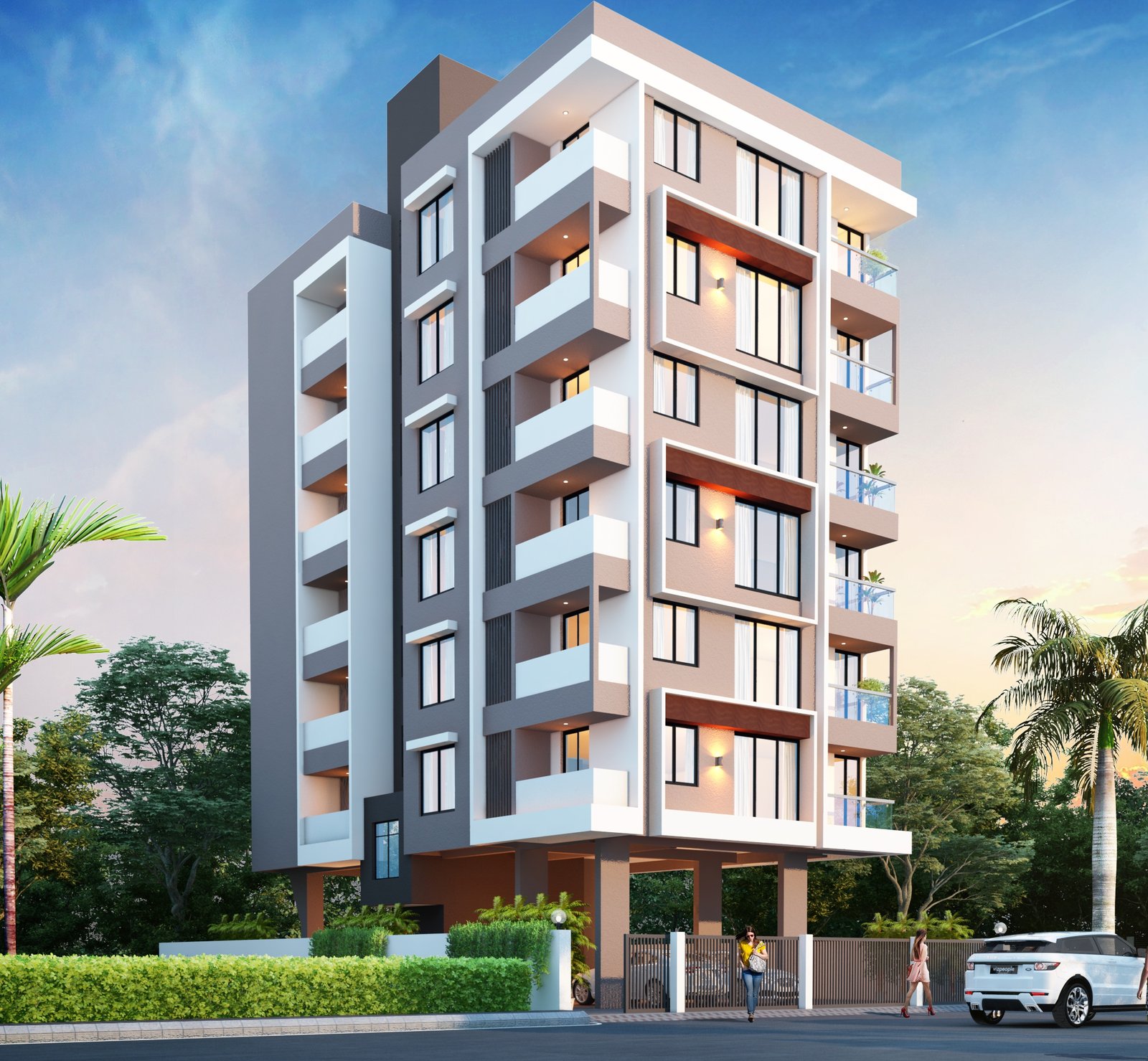 Satva Ekam premium residential building